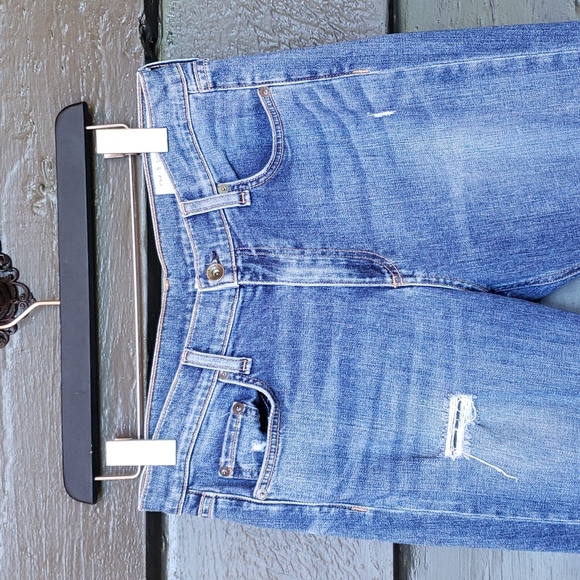 RAG & BONE 10" DRE High Waisted Slim Boyfriend Ripped Jeans sz 30 Women's - Picture 5 of 12